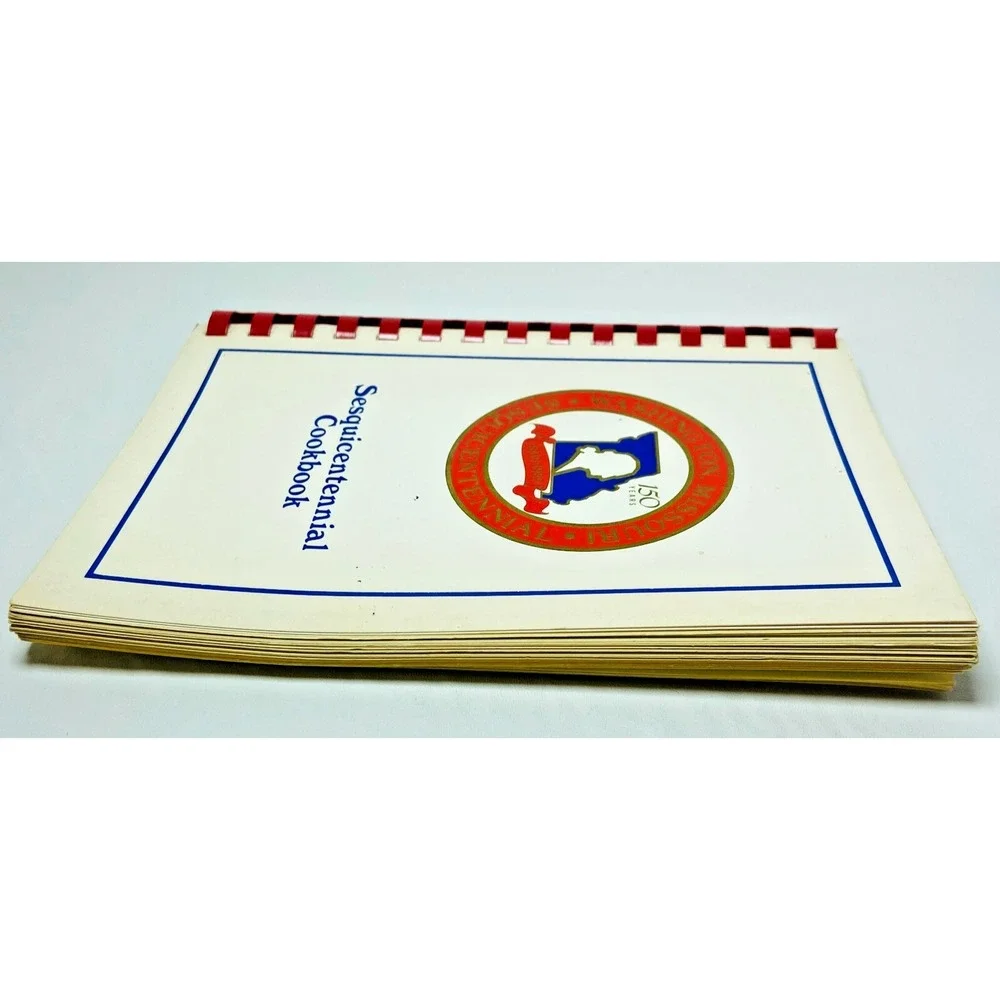 Vintage 1989‎ Washington Missouri MO Sesquicentennial Cookbook 150 years